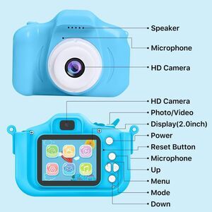 Kids Camera Toys - 1080P HD Children Digital Video Camera with 32GB SD Card